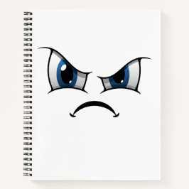 Angry face Notebook