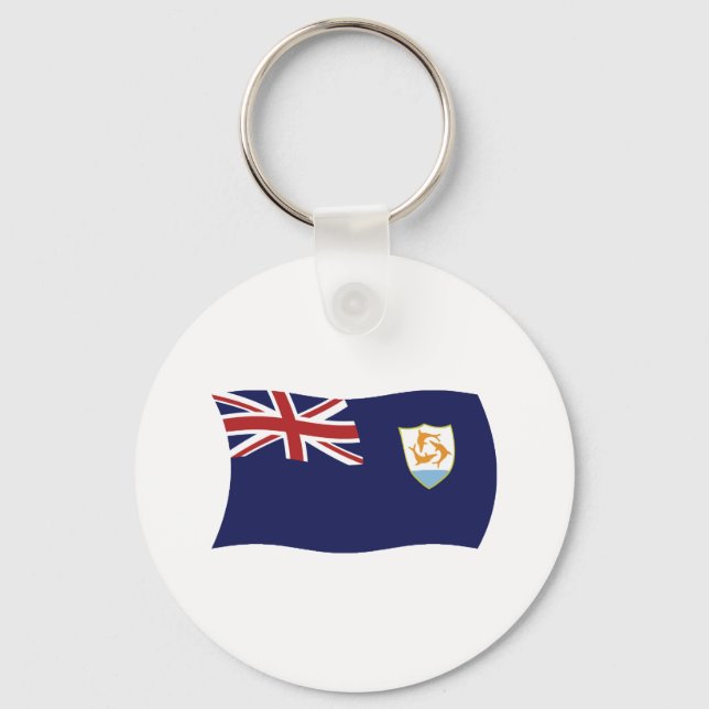 Anguilla Flag Chaveiro (Frente)