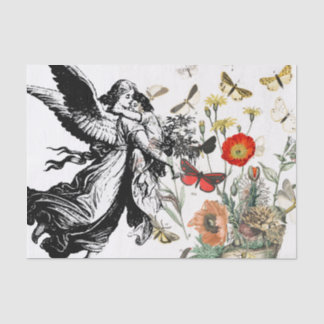 ÂNGULO DE Papel Tecido COM FLORES