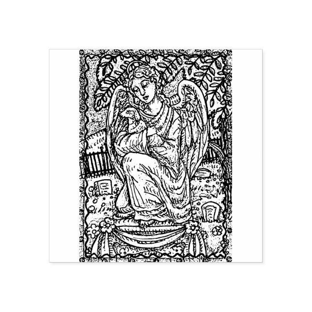 ÂNGULO GUARDIANO E LAMB, CARIMBO DE BORRACHA CEMET (Impressão)