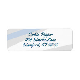 Ângulos Simples Etiquetas de Endereço de Retorno A