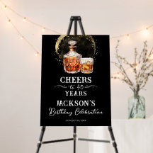 Anima-se a 40 anos de aniversário Whiskey