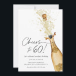 Anima-se com o 60º Convite Fotográfico de Aniversá<br><div class="desc">Vamos para 60! Pop a Bubble com o nosso Cartaz de Convite de Aniversário. Celebrar um aniversário marcante é sempre uma ocasião especial, e que melhor maneira de o fazer do que com uma festa tematizada de champanhe? Este convite é perfeito para quem faz 60 anos e procura comemorar a...</div>