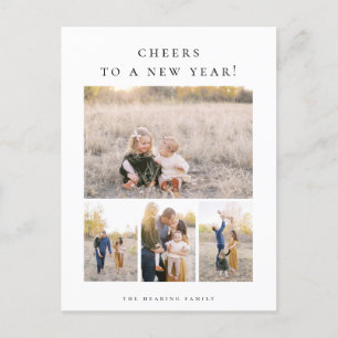 Anima-se com um Cartão de Posto de Férias de Ano N