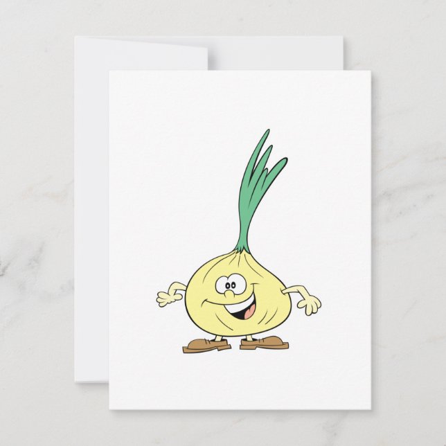 animação de cebola de bobo feliz (Frente)