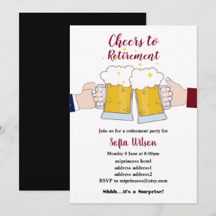 animações, cervejas, convite de festas de aposen