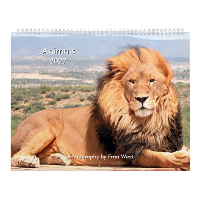 Animais calendário 2027 (Capa)