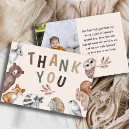 Animais da Floresta Caprichosos Agradecimento de A