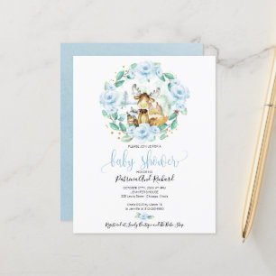 Animais da Floresta - Chá de fraldas do orçamento 