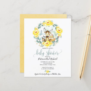 Animais da Floresta - Chá de fraldas do orçamento 