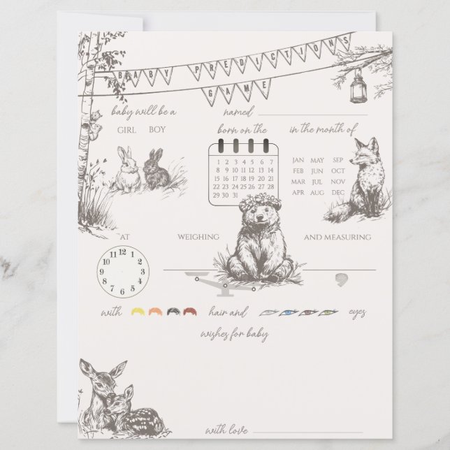 Animais da Floresta - Predição de Bebê (Frente)