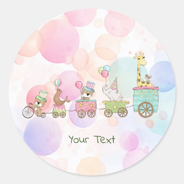 Animais de Circo Adesivo (Frente)