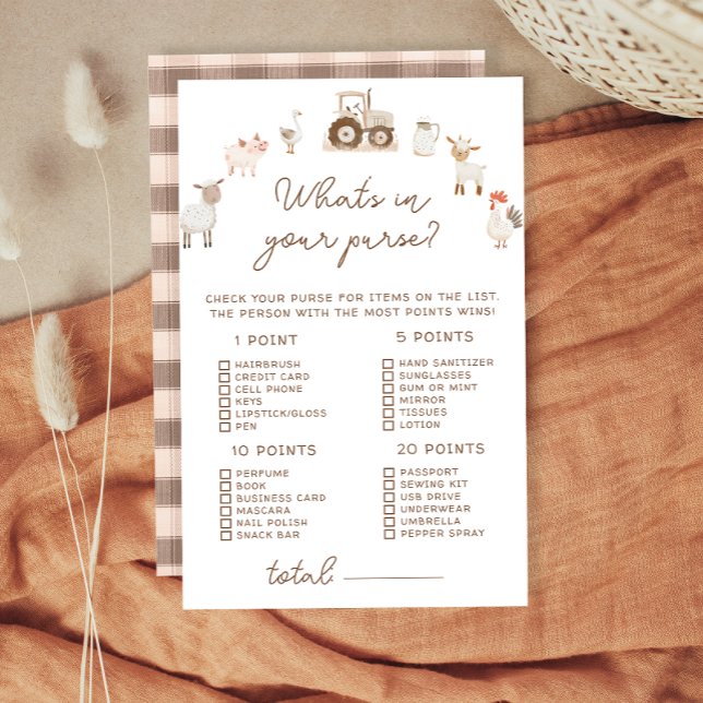 Animais de fazenda O que há no seu jogo de Chá de  (Criador carregado)