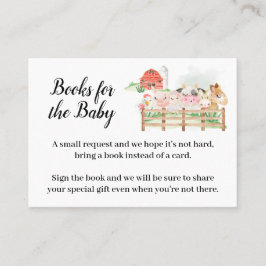 Animais de fazenda Tragam um cartão de inserção de