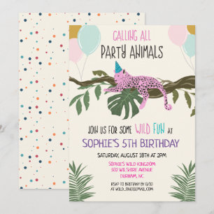 Animais de Festa, Menina de Convite de Aniversári