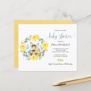 Animais de Floresta Caçada - Chá de fraldas do Orç