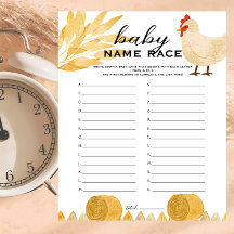 Animais do Barnyard - Jogo da Corrida do Nome do C