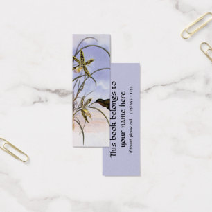 Animais do vintage, flores da orquídea do pássar