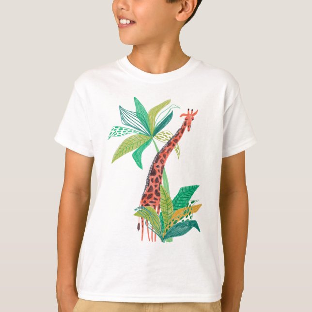 Animais Engraçados Crianças T-Shirt (Frente)