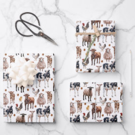 Animais Fofos de Fazenda Vacas Ovelhas Porcos Gali