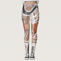 Animais Míticos do Sonho Australianos 5 Leggings C