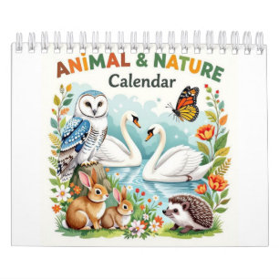 Animais natureza Calendário