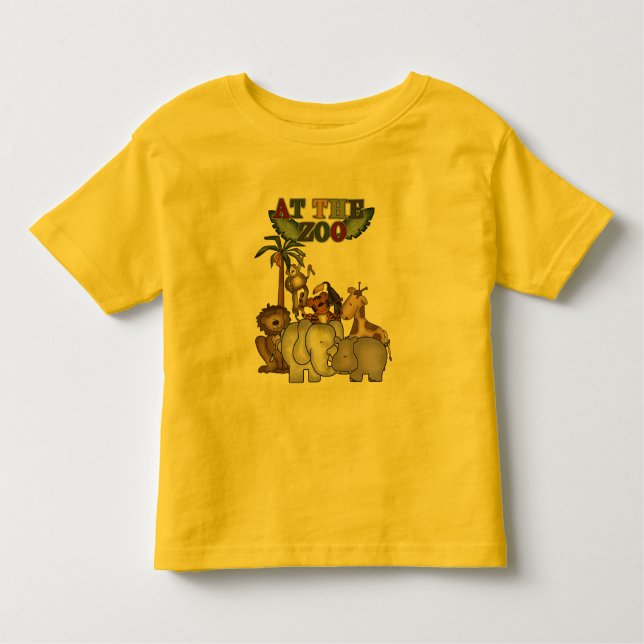 Animais no camiseta e nos presentes do jardim (Frente)