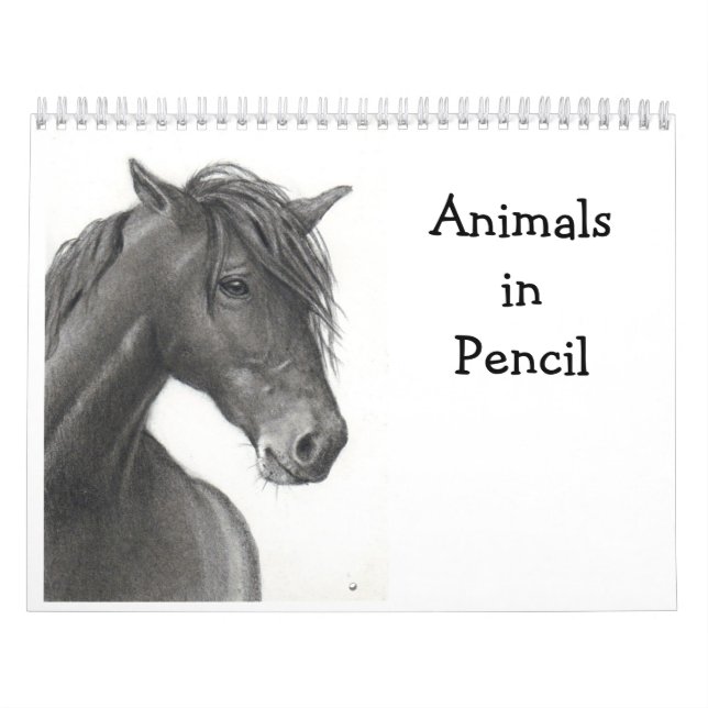ANIMAIS NO LÁPIS: CALENDÁRIO DOS DESENHOS DO (Capa)