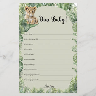 Animais Safari Selvagens Queridos Bebês Desejos