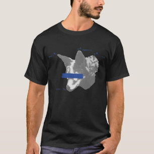 Animais selvagens censurados - t-shirt do chacal