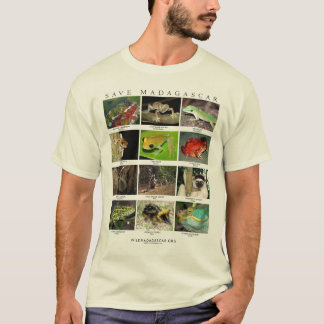 Animais selvagens do t-shirt de Madagascar