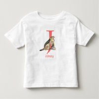 Animal ABC J é para camiseta de casaco