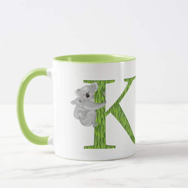 Animal ABC K é para caneca de coala (Esquerda)