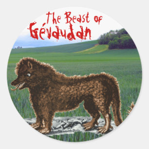 Animal da etiqueta de Gévaudan
