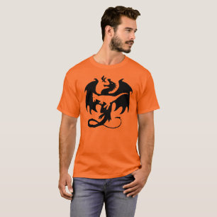 Animal dentro do t-shirt de Dracorex do dragão