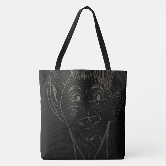 Animated Cartoon Large Tote Bag (Frente)