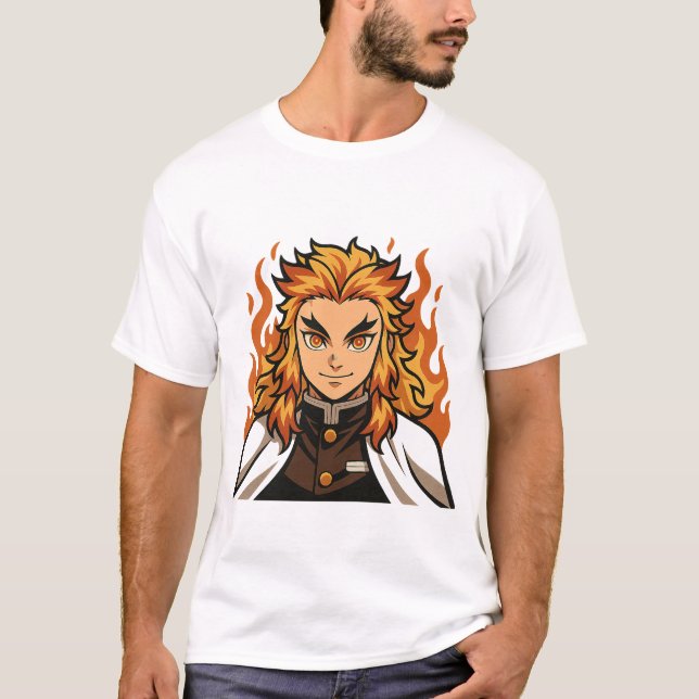 anime demon slayer t-shirt (Frente)