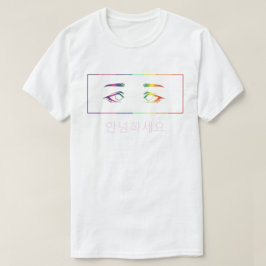 Anime Eyes Rainbow T-Shirt [olá]