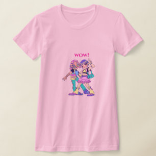 "Anime Girls 'Wow' T-Shirt - Bold & Catching O