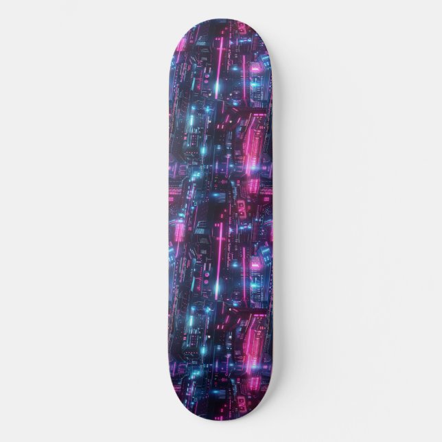 Animê Japonês Legal de Skateboard com Desenho Cybe (Frente)