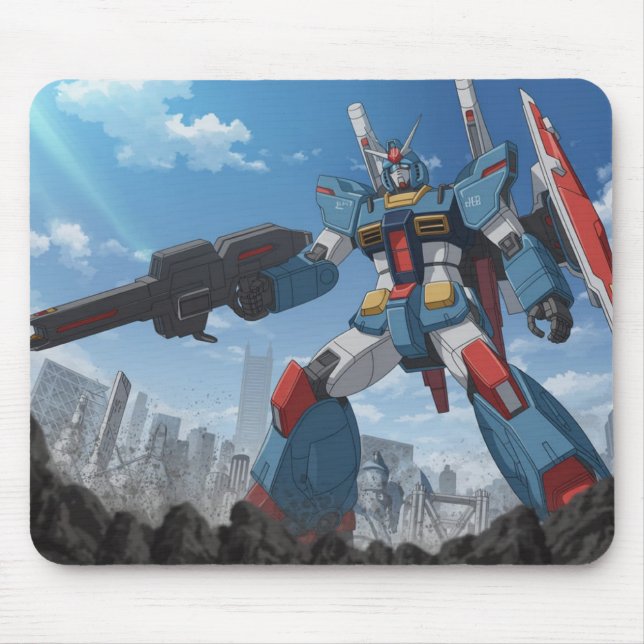 Anime Mecha Robot Mousepad (Frente)