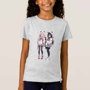 Anime Neko BestFril T-Shirt