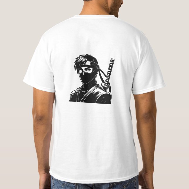 Anime Ninja Warrior Mangs T-Shirt (Verso)