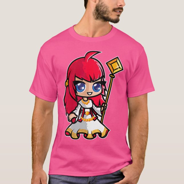 Anime Princesa Como Camisa De Escoamento De Manga  (Frente)