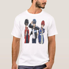 Anime Racing Team Trio T-Shirt - Cool Sports Anime