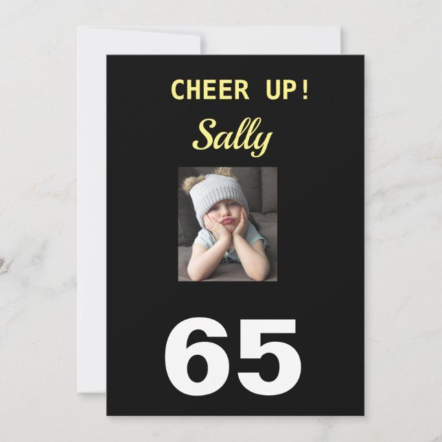 Anime-Se! 65.º aniversário feliz Engraçado Garota  (Frente)