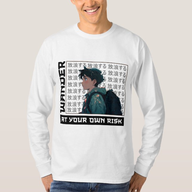 Anime T-Shirt | Anime Toddler | anime vagando (Frente)