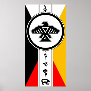Anishinabek Dodem & poster de 4 sentidos