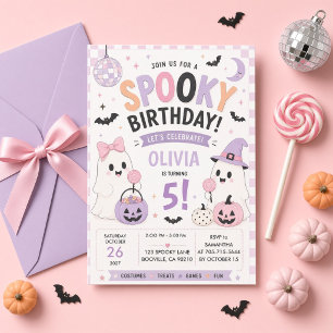Aniversário Assustador Convite de Halloween Person