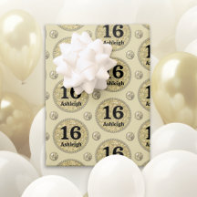 Aniversário com 16 anos de idade do nome personali